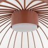 Lampa wisząca kolor ceglany ażurowa druciana owalna minimalistyczna loftowa uniwersalna klasyczna SPHERA L 11302 TK-LIGHTING